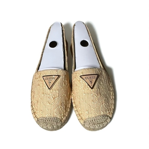 🌻NEW NWOT GUESS Mones Jute Casual Espadrille Flats Women's Size 6.5 - Picture 1 of 8